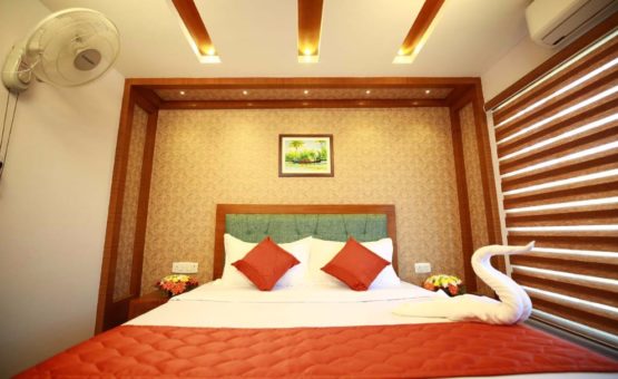 Luxurious Alleppey Houseboat Bedroom