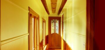 Corridor in Alleppey Houseboat